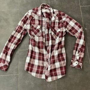 Plaid Snap Button Shirt